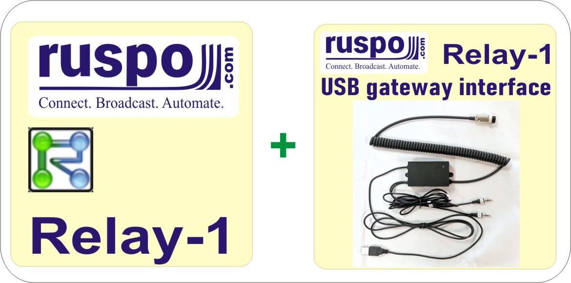 Комплект Ruspo Relay 1 шлюз ПК к CB радио ПО и интерфейс